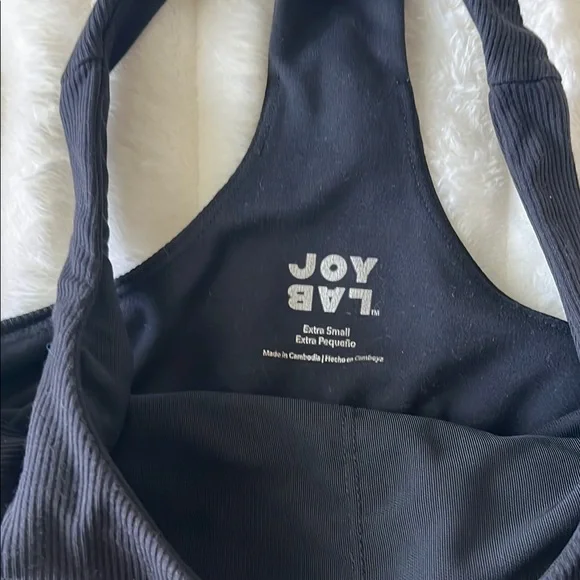 Joylab Black Knotted Crop Top - Picture 4 of 5